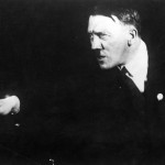 Adolf Hitler Posing to a Recording of His Own Speeches, 1925 (1)