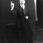Adolf Hitler Posing to a Recording of His Own Speeches, 1925 (13)
