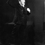 Adolf Hitler Posing to a Recording of His Own Speeches, 1925 (14)