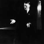 Adolf Hitler Posing to a Recording of His Own Speeches, 1925 (5)