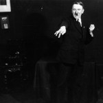 Adolf Hitler Posing to a Recording of His Own Speeches, 1925 (6)