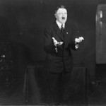 Adolf Hitler Posing to a Recording of His Own Speeches, 1925 (9)
